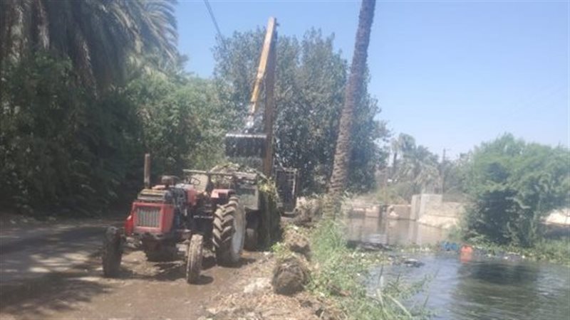 تطهير الترع بأسيوط،