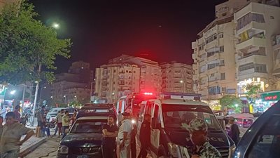 انهيار جزئي لعقار مكون من طابقين بمنطقة البيطاش في الإسكندرية (صور)