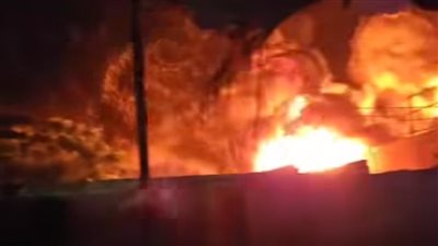 المعاينة تكشف تفاصيل حريق مخزن أخشاب بأوسيم