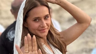 لقطات جديدة لـ نيللي كريم من كواليس فيلمها الجديد “جوازة في جنازة”