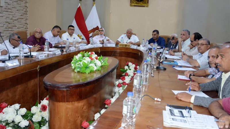 اجتماع محافظ الوادي