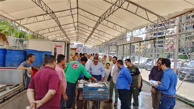 محافظ الدقهلية يتفقد سوق اليوم الواحد بالمنصورة (صور)