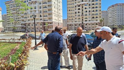 مسئولو هيئة المجتمعات العمرانية يتفقدون مشروع صواري غرب كارفور بالإسكندرية