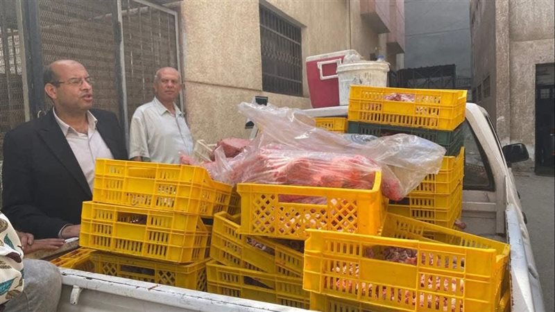 ضبط طن لحوم دواجن