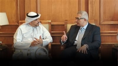 أمين الأعلى للجامعات يستقبل رئيس المكتب الثقافي الكويتي بالقاهرة (صور)