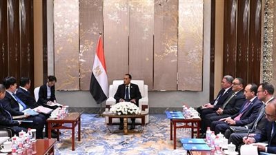 مدبولي يلتقي رئيس شركة TBEA الصينية المتخصصة في هندسة الطاقة