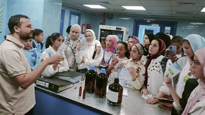 مياه الشرقية تُنظم زيارة ميدانية لطلائع الكشافة لمحطة مياه الزقازيق   