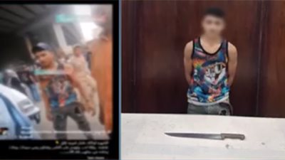 ضبط عاطل مارس البلطجة على المواطنين بالمرج (فيديو)