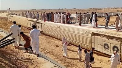 ننشر أسماء 7 من مصابي حادث انقلاب عربة القطار الروسي بالضبعة