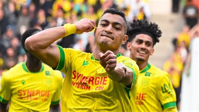 مصطفى محمد بديلا، تشكيل نانت أمام أولمبيك ليون في الدوري الفرنسي