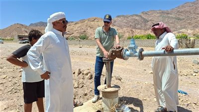 إعادة تشغيل بئر زغير للمياه الجوفية في نويبع بعد توقف 6 سنوات 
