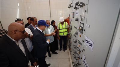 محافظ كفر الشيخ يفتتح مشروع محطة رفع صرف صحي شنو بعد انتظار 20 عاما (صور)