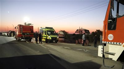 نائب محافظ الإسماعيلية يتابع تداعيات انفجار خط الغاز (صور) 