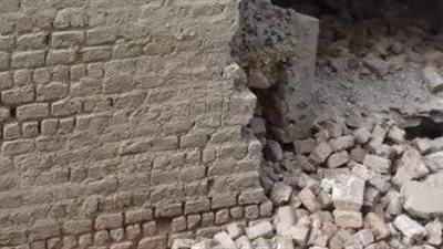 إصابة طفل انهار عليه جدار بواحة الفرافرة بالوادي الجديد