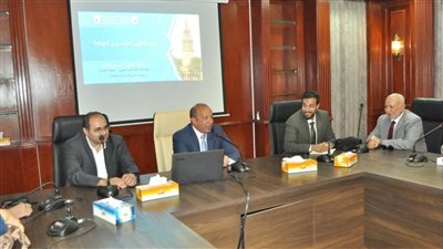 كلية طب قصر العيني تستقبل فريق المتابعة للشركة المانحة لاعتماد الأيزو