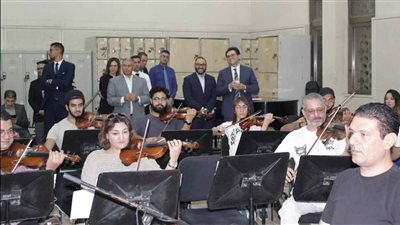 وزير الثقافة يشهد بروفة محمد ثروت لاحتفالية المولد النبوي بالأوبرا 