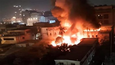 حريق بفندق شهير في الدقي 