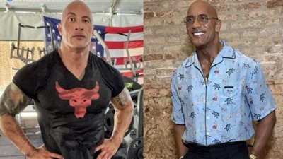 تساؤلات حول صحته، ظهور صادم لـ ذا روك في مهرجان فينيسيا (صور)