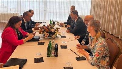 وزير الخارجية ونظيره السلوفاكي يبحثان وصول المساعدات لغزة بشكل عاجل