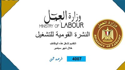 4007 فرص عمل جديدة في 55 شركة خاصة تنتظر شباب 8 محافظات