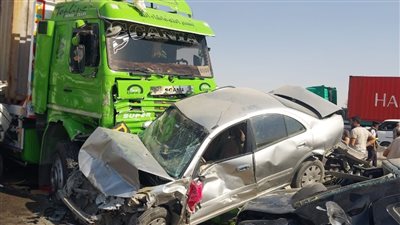 قرار جديد من النيابة بمصرع وإصابة 15 شخصا في حادث تصادم بالطريق الأوسطي