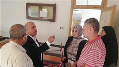 رئيس شئون المديريات بوزارة التعليم يتابع جاهزية مدارس طلخا للعام الدراسي الجديد