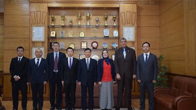 إنشاء أول معمل بحثي مشترك بين جامعتي بنها والصين 