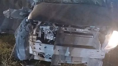 مصرع 3 أشخاص وإصابة آخر في حادث مروع أمام نادي الرواد بالعاشر من رمضان (صور)