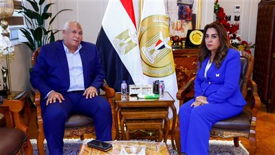 وزيرة التنمية المحلية تبحث مع محافظ الوادي الجديد موقف المشروعات التنموية والخدمية 