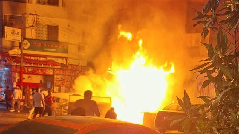 اندلاع حريق هائل