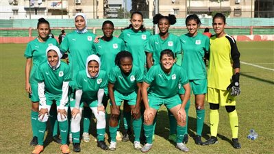 دوري الكرة النسائية، تشكيل المصري أمام اتحاد بسيون 