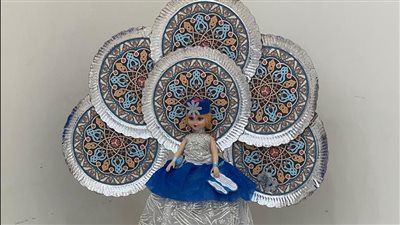 وزارة البيئة تحتفل بالمولد النبوي بعروسة من خامات معاد تدويرها