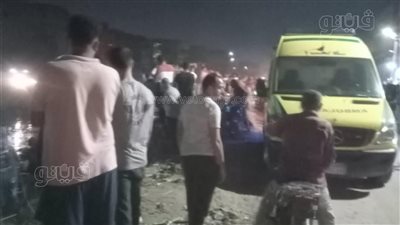 انتشال جثتين من داخل سيارة ملاكي سقطت برشاح بلبيس في الشرقية (صور)