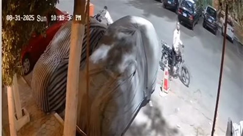 سرقة دراجة عامل دليفري