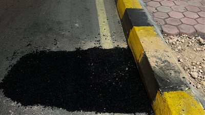 تشقق أرضي سطحي بـ سبورتنج وسان ستيفانو في الإسكندرية (صور)