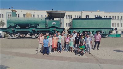 سكك حديد مصر تستقبل رحلات وزارة الثقافة بمتحف الهيئة 