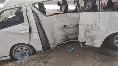 أسماء المصابين في حادث تصادم سيارتي ميكروباص بصحراوي الإسكندرية