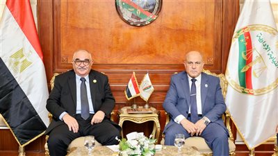 رئيس هيئة النيابة الإدارية يستقبل نظيره بقضايا الدولة 
