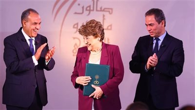 لقطات من لقاء وزير الخارجية في صالون ماسبيرو الثقافي باستديو أحمد زويل