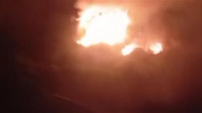 حريق هائل بأرض زراعية في بنها والحماية المدنية تدفع بـ 4 سيارات إطفاء