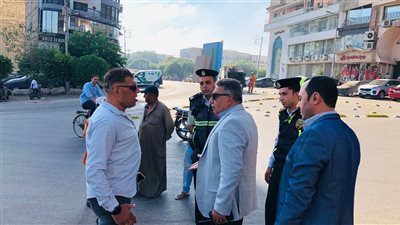 محافظ الدقهلية يتفقد شوارع غرب المنصورة (صور)