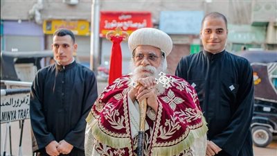 بحضور الأنبا جوارجيوس، كهنة إيبارشية مطاي يناقشون ترتيبات الخدمة