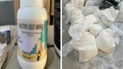 ضبط 4.7 مليون قرص مكملات غذائية وأدوية مجهولة المصدر داخل مخازن وصيدلية 