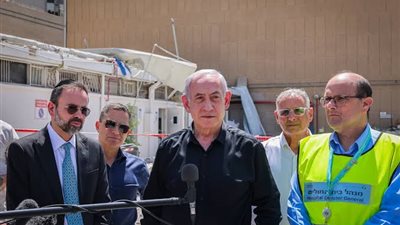 نتنياهو يصل إلى موقع عملية إطلاق النار في القدس