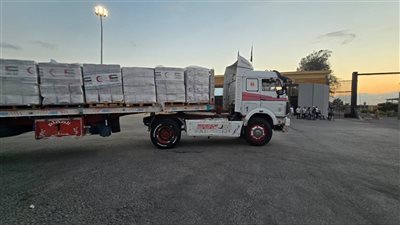 خلال يومين، عبور 43 شاحنة مساعدات إماراتية معبر رفح تمهيدا لدخولها غزة