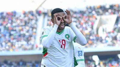  المغرب يتقدم على زامبيا بهدف في الشوط الأول 