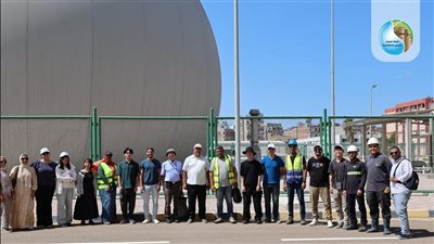 شركة الصرف الصحي بالإسكندرية تستقبل وفدًا طلابيًا من الجامعة اليابانية 