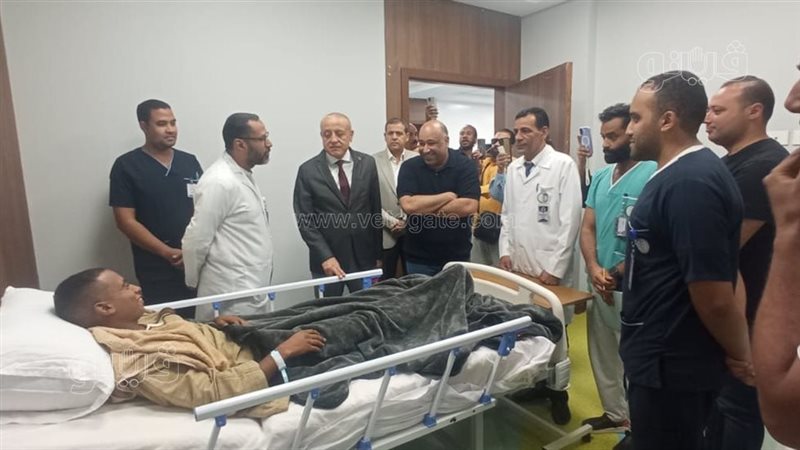 مصابين حادث اتوبيس