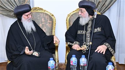 البابا تواضروس يتلقى تقريرا عن الخدمة في إيبارشية شمال السودان