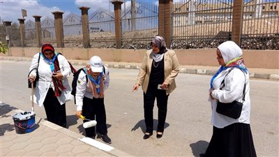 بمشاركة الطلاب، جامعة بنها تتجمل استعدادًا للعام الدراسي الجديد